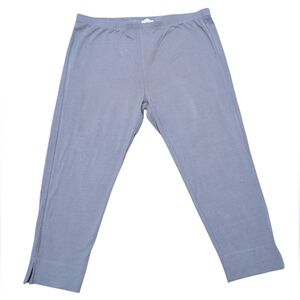 NWT Mountain Mamas Gray Cropped Capri Leggings Stretchy Women's Medium